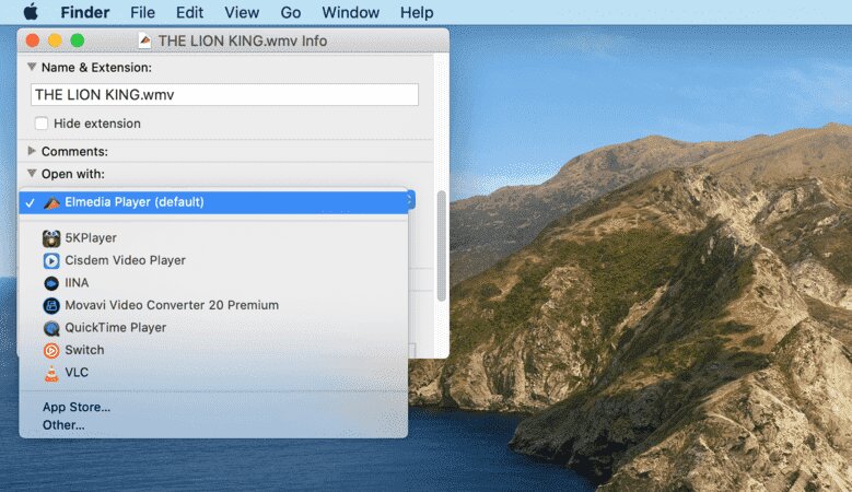 change the default for opening images in mac